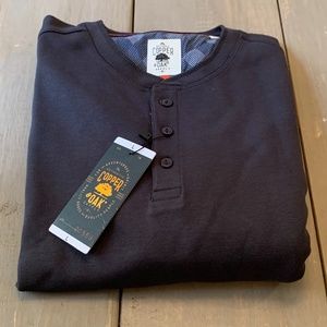 Copper & Oak Men’s Shirt Long Sleeve Large Gray